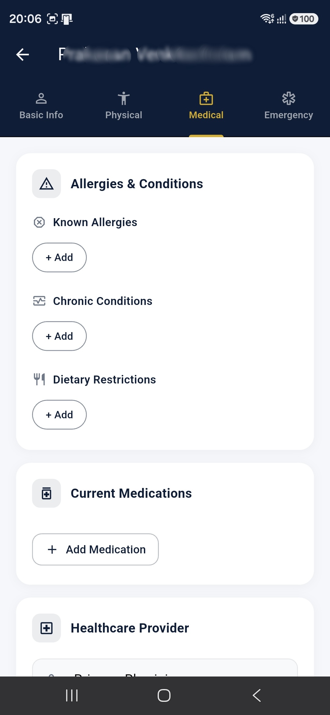 Medical Details
